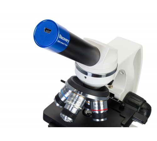 Микроскоп цифровой Levenhuk Discovery Atto Polar с книгой