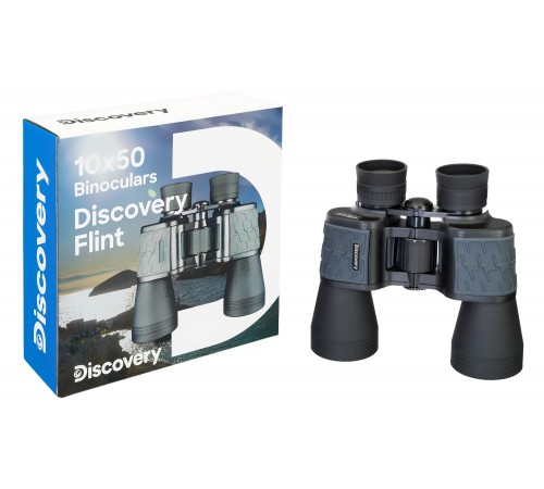 Бинокль Levenhuk Discovery Flint 10x50