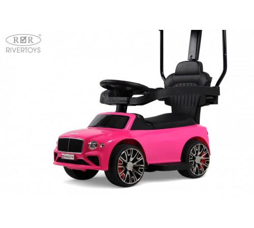 Детский толокар-каталка с козырьком Bentley Z005ZZ-TP розовый