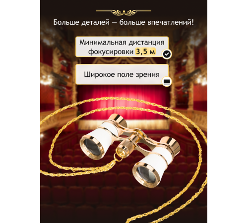 Театральный бинокль Levenhuk Broadway 325B