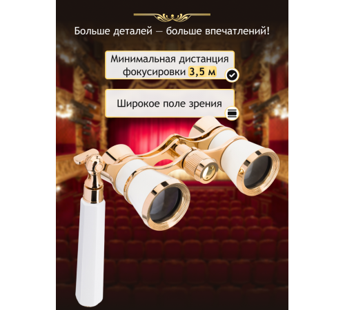 Театральный бинокль-лорнет Levenhuk Broadway 325E