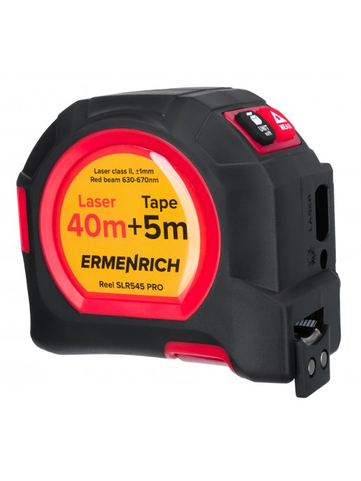 Рулетка с лазерным дальномером Ermenrich Reel SLR545 PRO