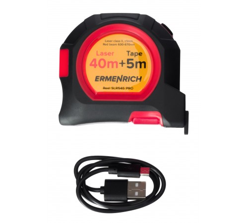Рулетка с лазерным дальномером Ermenrich Reel SLR545 PRO