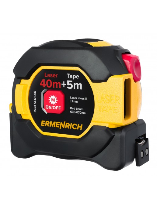 Рулетка с лазерным дальномером Ermenrich Reel SLR540