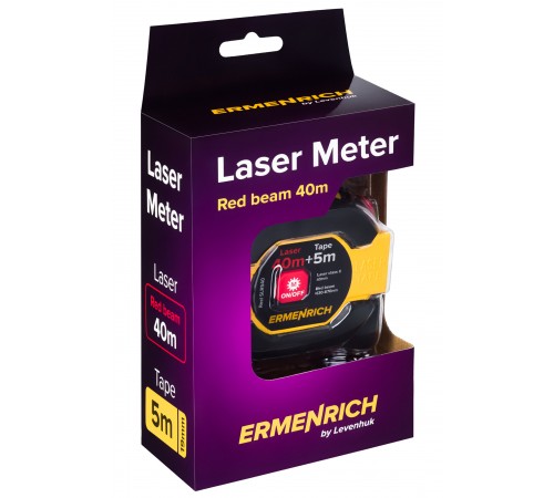 Рулетка с лазерным дальномером Ermenrich Reel SLR540