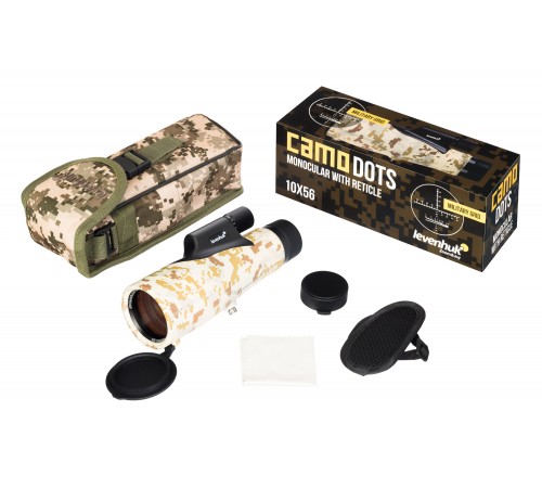 Монокуляр камуфляжный Levenhuk Camo Pine 10x56 с сеткой