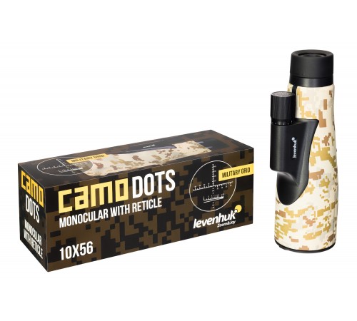 Монокуляр камуфляжный Levenhuk Camo Pine 10x56 с сеткой