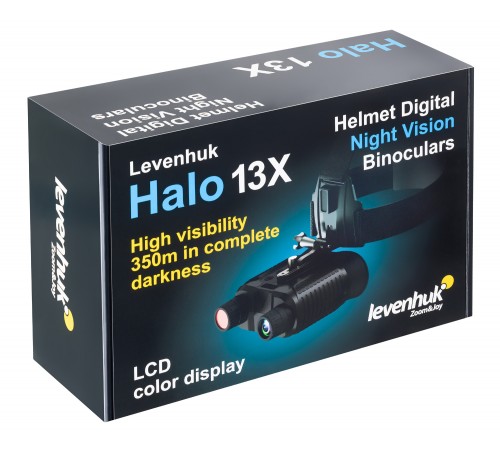 Бинокль цифровой ночного видения Levenhuk Halo 13X Helmet, с креплением на голову