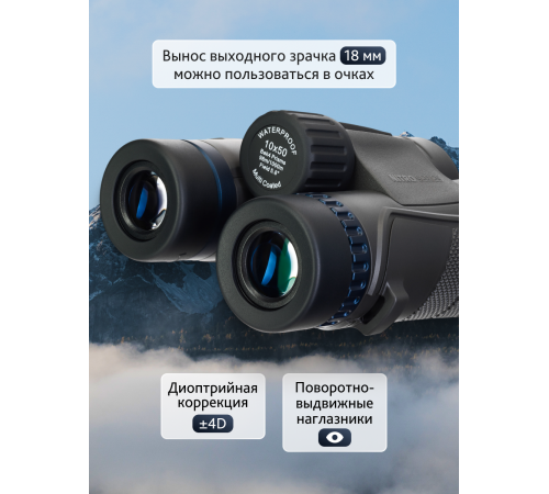 Бинокль Levenhuk Nitro 10x50