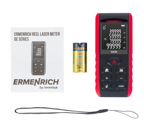 Лазерная рулетка Ermenrich Reel PRO GE80 Лазерная рулетка Ermenrich Reel PRO GE80