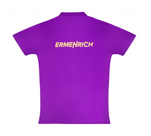 Фирменная футболка-поло Ermenrich, фиолетовая, размер XL Фирменная футболка-поло Ermenrich, фиолетовая, размер XL