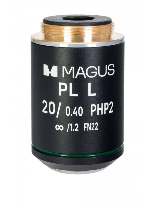 Объектив MAGUS 20HP 20х/0,40 Plan L фазовый PHP2 ∞/1,2 WD 8,0 мм