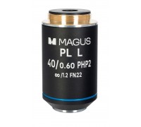 Объектив MAGUS 40HP 40х/0,60 Plan L фазовый PHP2 ∞/1,2 WD 3,5 мм
