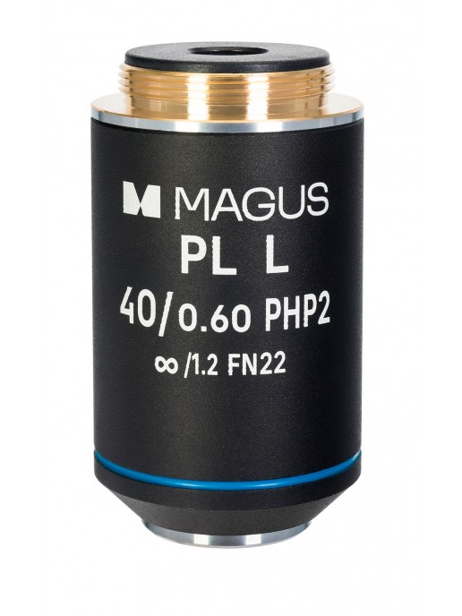 Объектив MAGUS 40HP 40х/0,60 Plan L фазовый PHP2 ∞/1,2 WD 3,5 мм
