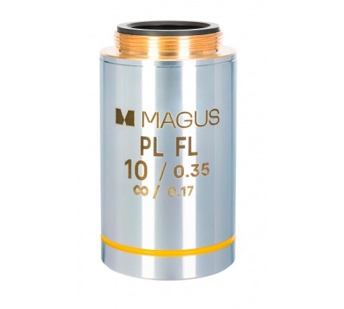 Объектив MAGUS 10PLFL 10х/0,35 Plan FL ∞/0,17 Объектив MAGUS 10PLFL 10х/0,35 Plan FL ∞/0,17