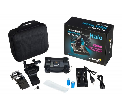 Бинокль цифровой ночного видения Levenhuk Halo NVB10 Helmet, с креплением на шлем