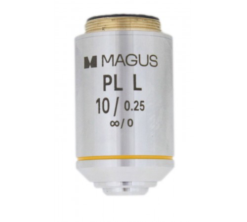 Объектив MAGUS 10PLL 10х/0,25 Plan L WD 5,0 мм Объектив MAGUS 10PLL 10х/0,25 Plan L WD 5,0 мм
