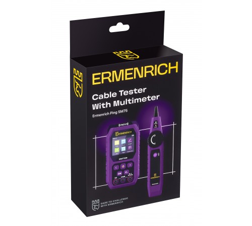 Кабельный тестер с мультиметром Ermenrich Ping SM75 Кабельный тестер с мультиметром Ermenrich Ping SM75