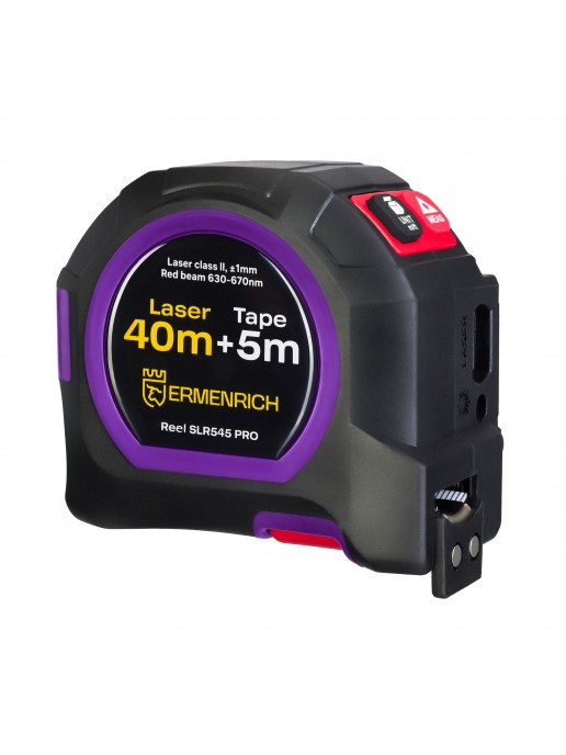 Рулетка с лазерным дальномером Ermenrich Reel SLR545 PRO