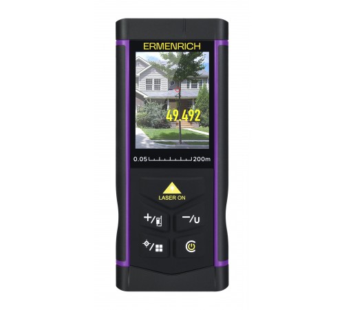Лазерная рулетка Ermenrich PRO LR200, с камерой