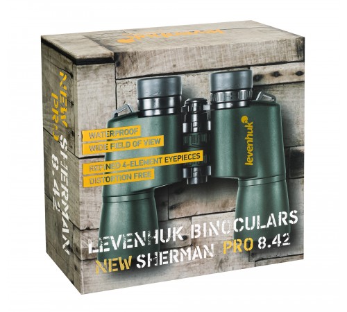 Бинокль Levenhuk New Sherman PRO 8x42