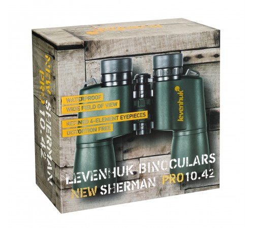 Бинокль Levenhuk New Sherman PRO 10x42 Бинокль Levenhuk New Sherman PRO 10x42