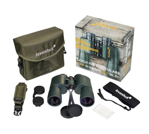 Бинокль Levenhuk New Sherman PRO 16x50