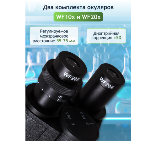 Микроскоп Levenhuk 890B, бинокулярный