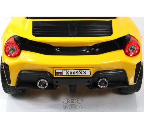 Детский электромобиль Ferrari  X009XX желтый