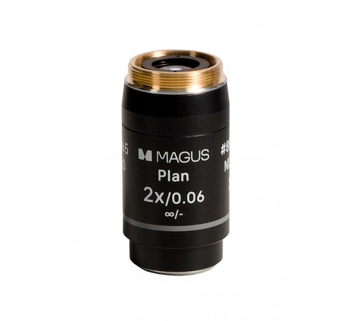 Объектив MAGUS 2PL60 Plan 2х/0,06 ∞/- H60 мм Объектив MAGUS 2PL60 Plan 2х/0,06 ∞/- H60 мм