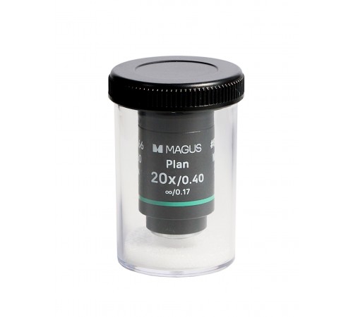Объектив MAGUS 20PL60 Plan 20х/0,40 ∞/0,17 H60 мм Объектив MAGUS 20PL60 Plan 20х/0,40 ∞/0,17 H60 мм