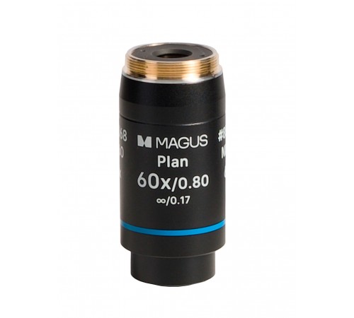 Объектив MAGUS 60PL60 Plan 60х/0,80 ∞/0,17 H60 мм Объектив MAGUS 60PL60 Plan 60х/0,80 ∞/0,17 H60 мм