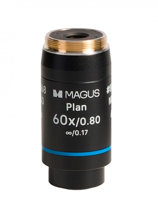 Объектив MAGUS 60PL60 Plan 60х/0,80 ∞/0,17 H60 мм