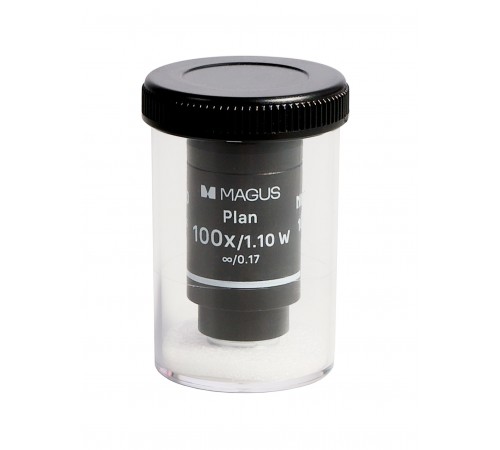 Объектив MAGUS 100PL60 W Plan 100х/1,10 ви ∞/0,17 H60 мм Объектив MAGUS 100PL60 W Plan 100х/1,10 ви ∞/0,17 H60 мм