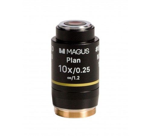 Объектив MAGUS 10PL60V Plan 10х/0,25 ∞/1,2 H60 мм Объектив MAGUS 10PL60V Plan 10х/0,25 ∞/1,2 H60 мм