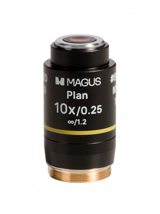 Объектив MAGUS 10PL60V Plan 10х/0,25 ∞/1,2 H60 мм