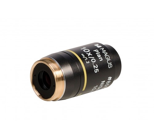 Объектив MAGUS 10PL60V Plan 10х/0,25 ∞/1,2 H60 мм Объектив MAGUS 10PL60V Plan 10х/0,25 ∞/1,2 H60 мм
