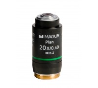 Объектив MAGUS 20PL60V Plan 20х/0,40 ∞/1,2 H60 мм