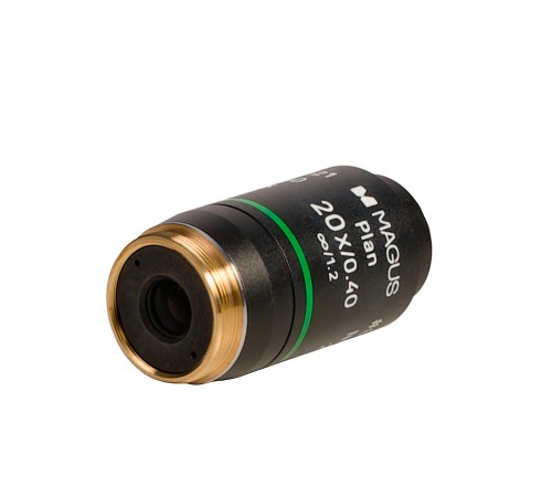 Объектив MAGUS 20PL60V Plan 20х/0,40 ∞/1,2 H60 мм Объектив MAGUS 20PL60V Plan 20х/0,40 ∞/1,2 H60 мм