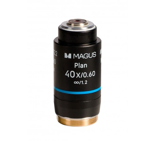 Объектив MAGUS 40PL60V Plan 40х/0,60 ∞/1,2 H60 мм Объектив MAGUS 40PL60V Plan 40х/0,60 ∞/1,2 H60 мм