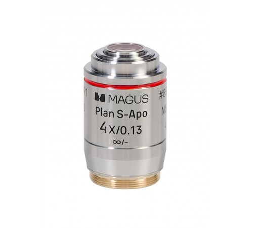 Набор объективов люминесцентных MAGUS FL S-APO60 PlanF S-Apo 4х/10х/20х/40х/100х ми ∞/0,17 H60 мм Набор объективов люминесцентных MAGUS FL S-APO60 PlanF S-Apo 4х/10х/20х/40х/100х ми ∞/0,17 H60 мм
