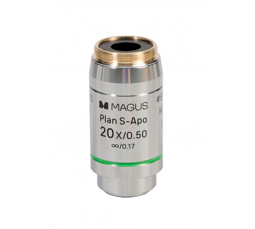 Набор объективов люминесцентных MAGUS FL S-APO60 PlanF S-Apo 4х/10х/20х/40х/100х ми ∞/0,17 H60 мм Набор объективов люминесцентных MAGUS FL S-APO60 PlanF S-Apo 4х/10х/20х/40х/100х ми ∞/0,17 H60 мм