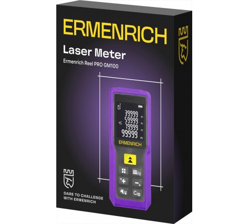 Лазерная рулетка Ermenrich Reel PRO GM100 Лазерная рулетка Ermenrich Reel PRO GM100