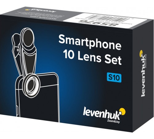Набор объективов для смартфона Levenhuk Lens S10 Набор объективов для смартфона Levenhuk Lens S10