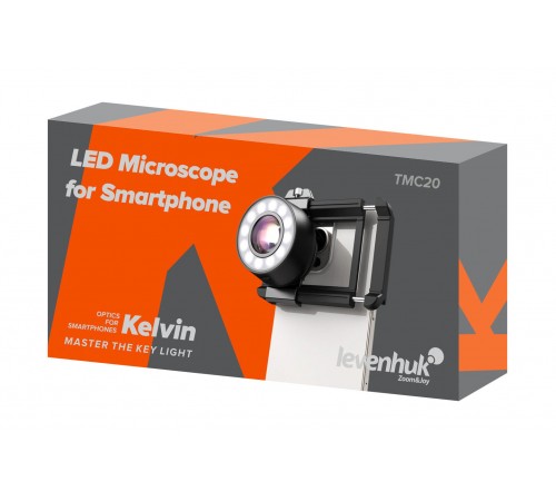 Микроскоп для телефона с подсветкой Levenhuk Kelvin TMC20