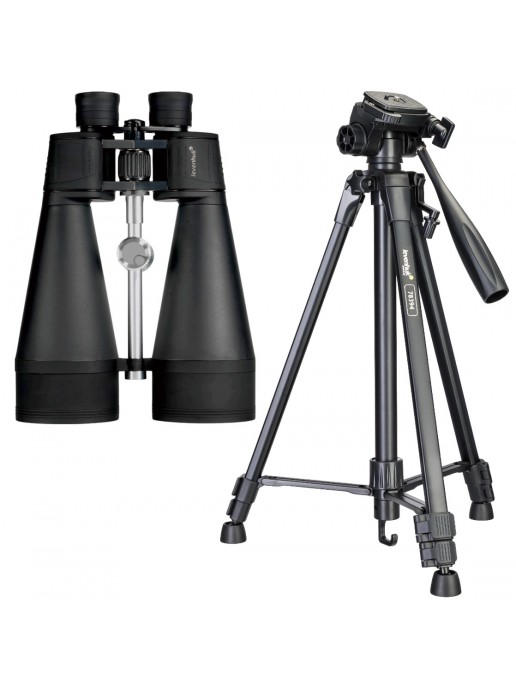 Набор: бинокль Levenhuk Bruno BASE 20x80 со штативом
