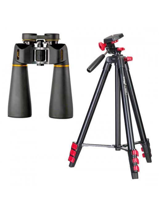 Набор: бинокль Levenhuk Bruno PLUS 25x70 со штативом