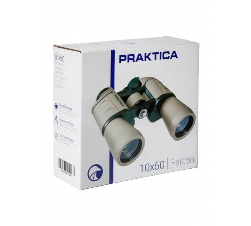 Бинокль Praktica Falcon 10x50, песочный