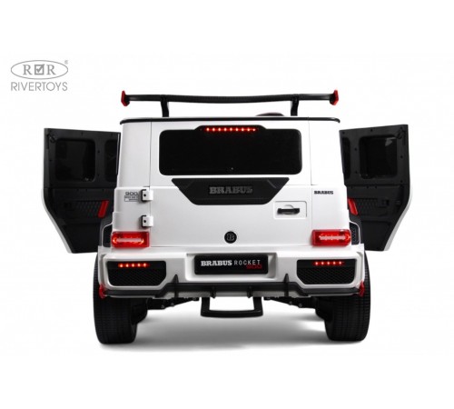 Детский двухместный электромобиль BRABUS MAXI Z888ZZ белый