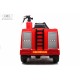 Детский пожарный электромобиль с полным набором амуниции A555AA красный